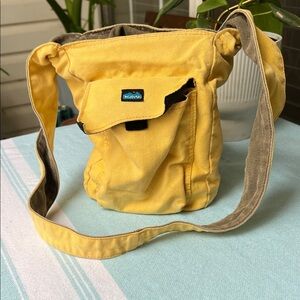Kavu Bright Yellow Messenger Bag